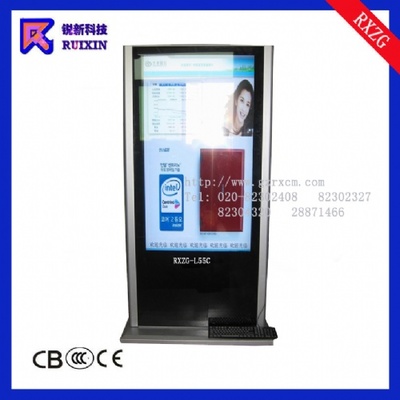 锐新RXZG-L55C防暴广告机 广州批发市场中的专业数码广告解决方案